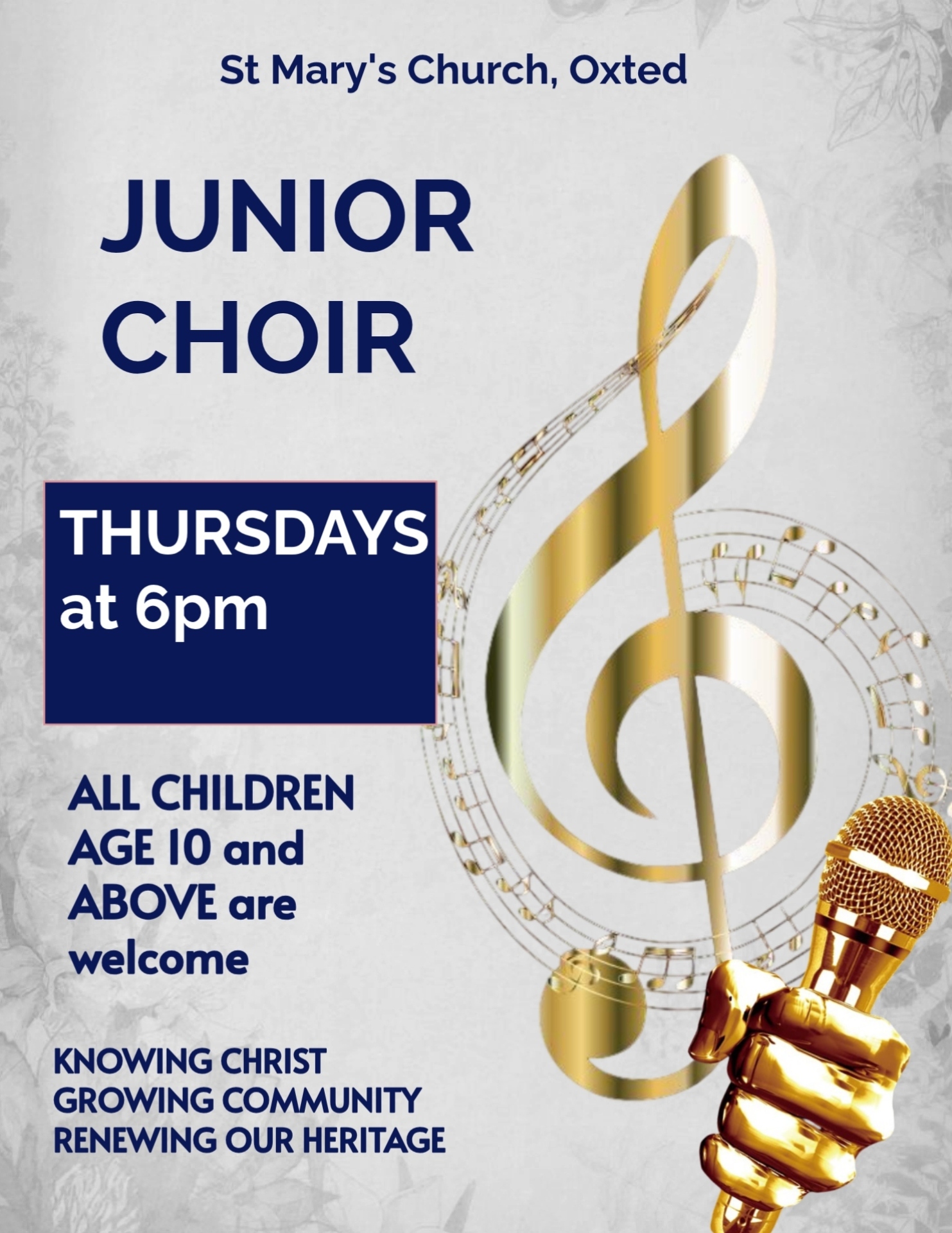 Junior choir invite